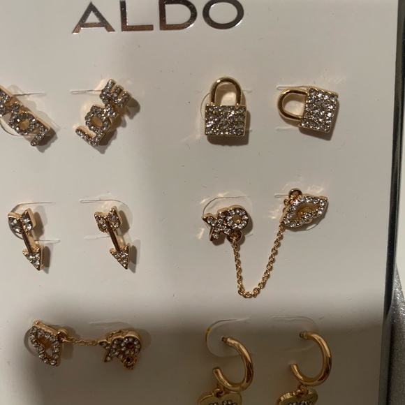 ALDO Gold and Silver Earring Set - Picture 3 of 8